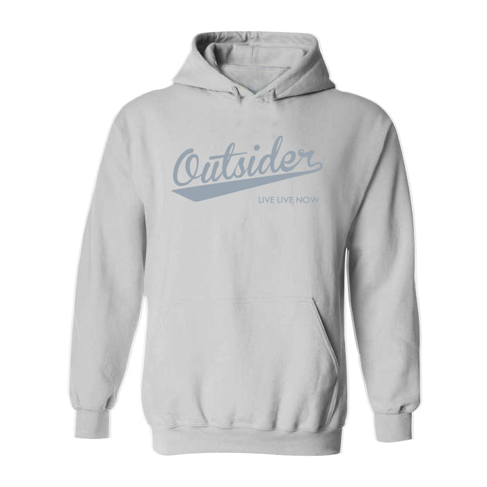 #OUTSIDER Classic Heavy Hoodie - Gray Print