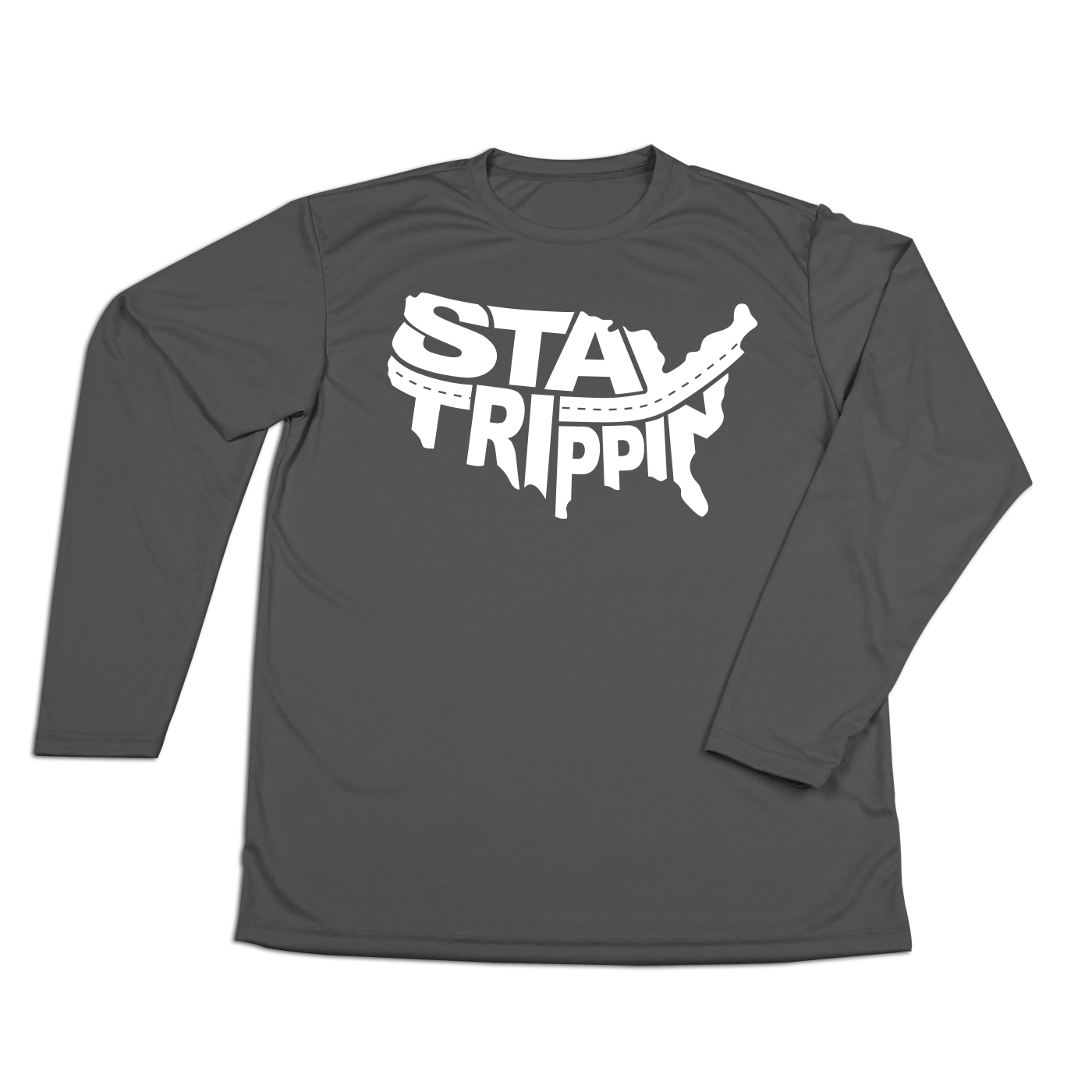 #STAYTRIPPIN USA Performance Long Sleeve Shirt - Hat Mount for GoPro