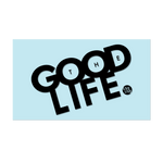#THEGOODLIFE - 6" Black Decal - Hat Mount for GoPro